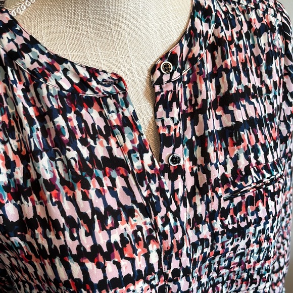 NYDJ ladies, long sleeve, silky, soft blouse with button front - Picture 2 of 3